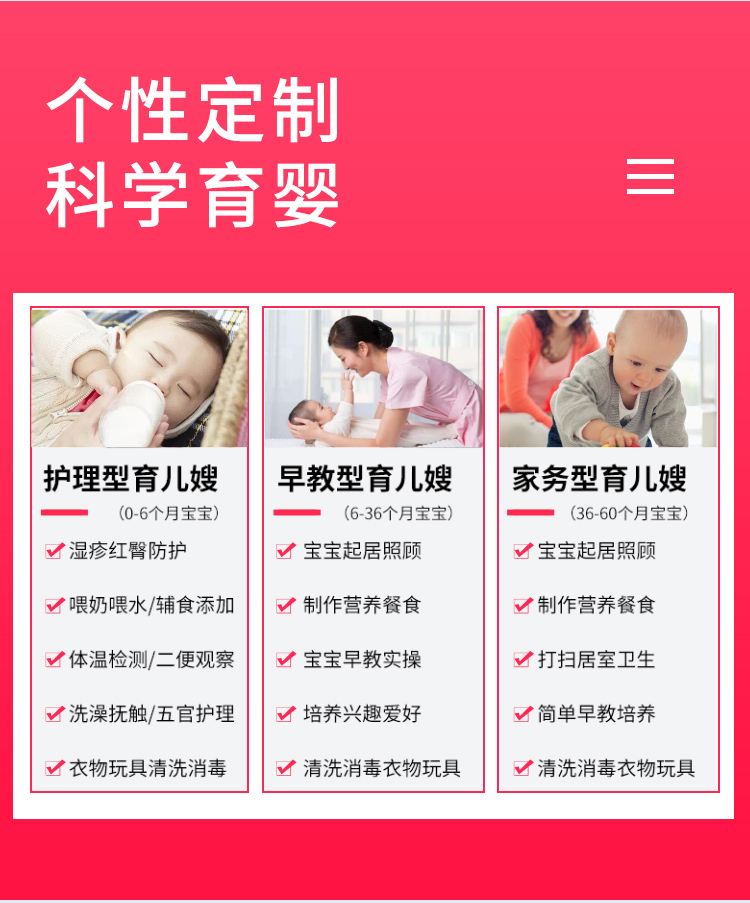 乌鲁木齐新市区月嫂服务动态:家乐美家家服温馨提示封面图